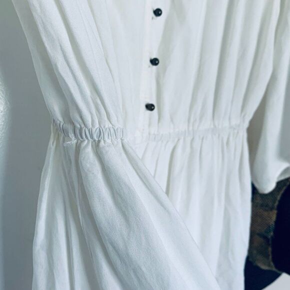 NWOT Forever 21 Boho Festival White Prairie Darling Dress | Size: L - Picture 8 of 12